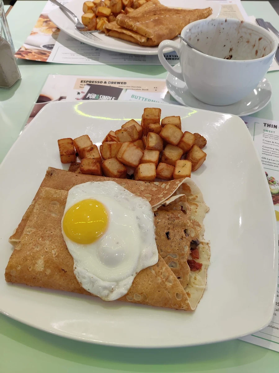 Bacon-Shroom Crepe