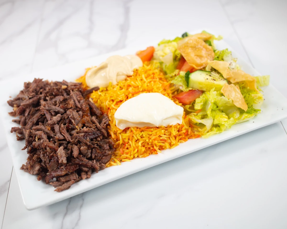 Beef & Lamb Shawarma Plate