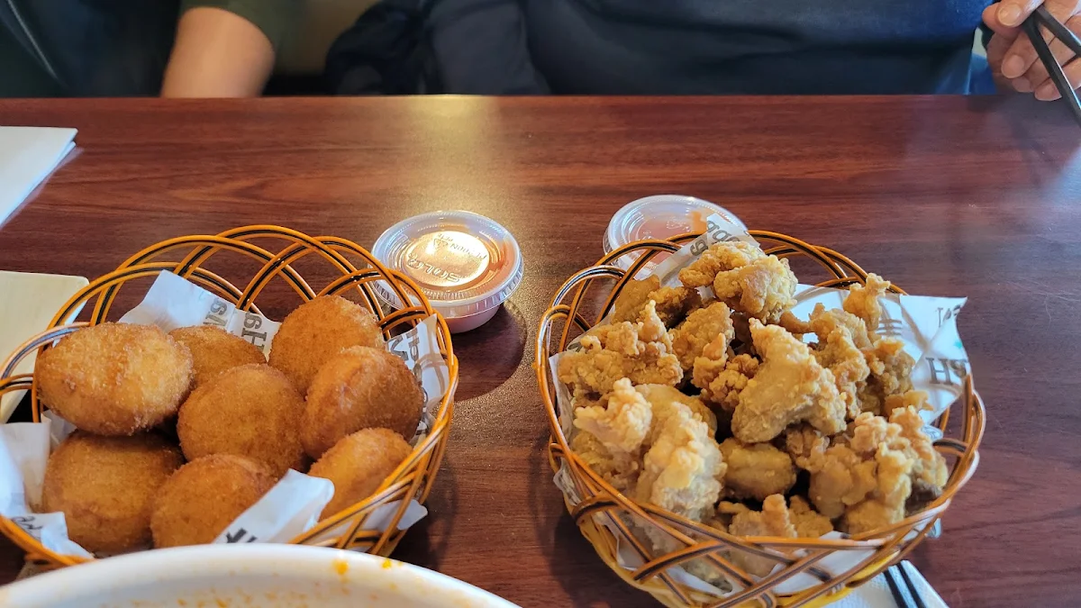 Deep Fried Scallops and Popcorn Chicken