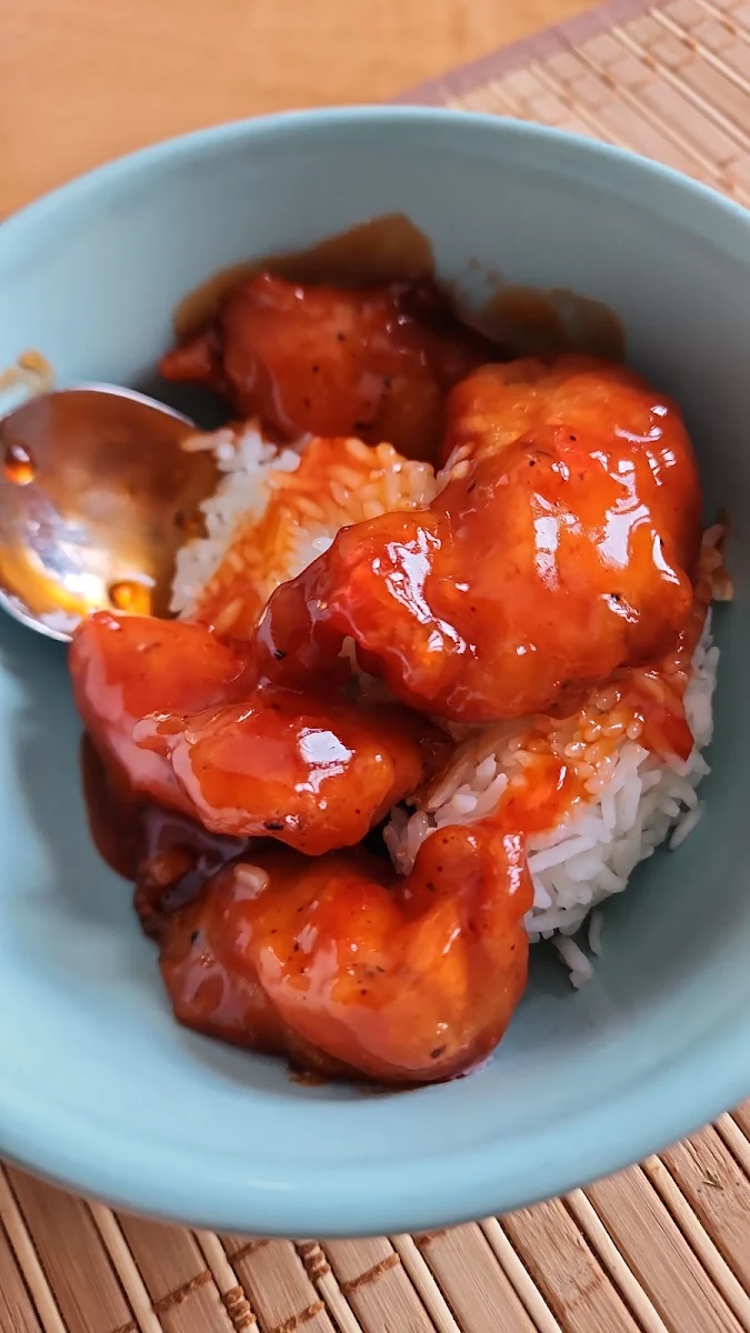 Sweet and Sour Fish with Steamed Rice