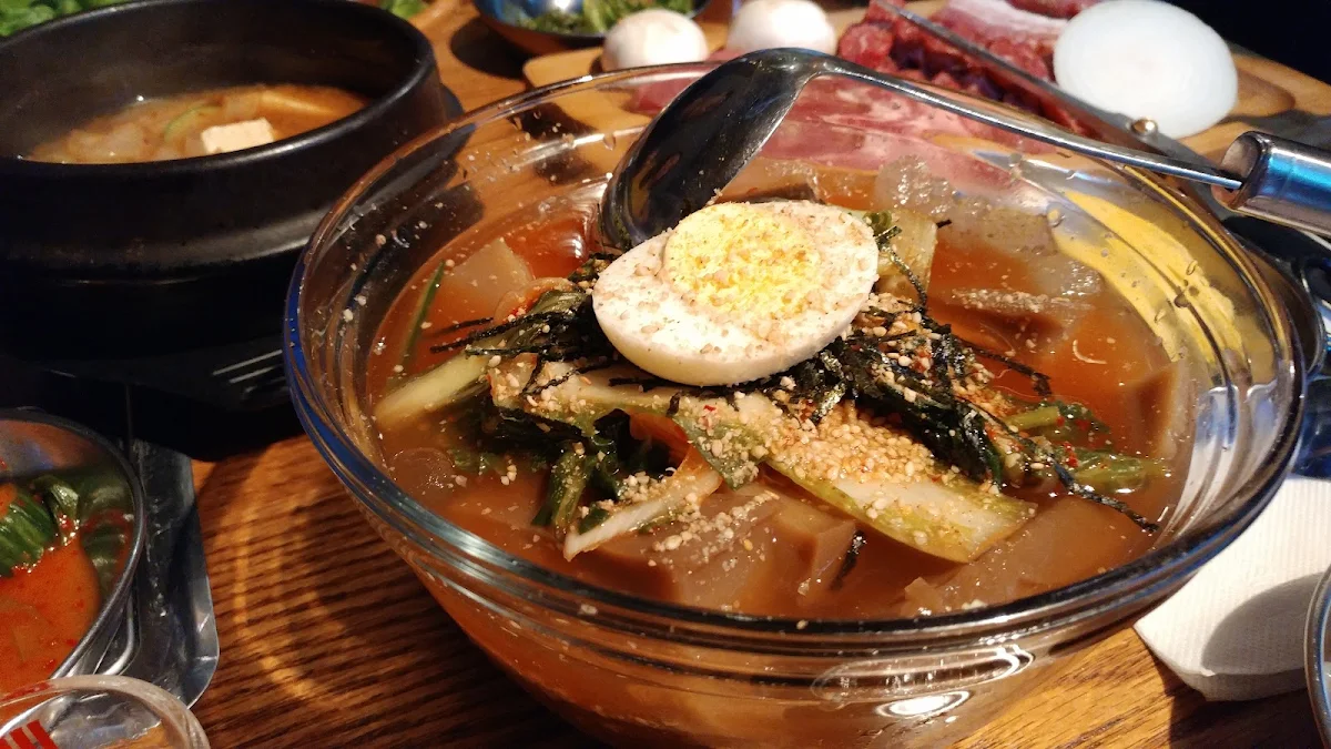 Kimchi Cold Noodle Soup