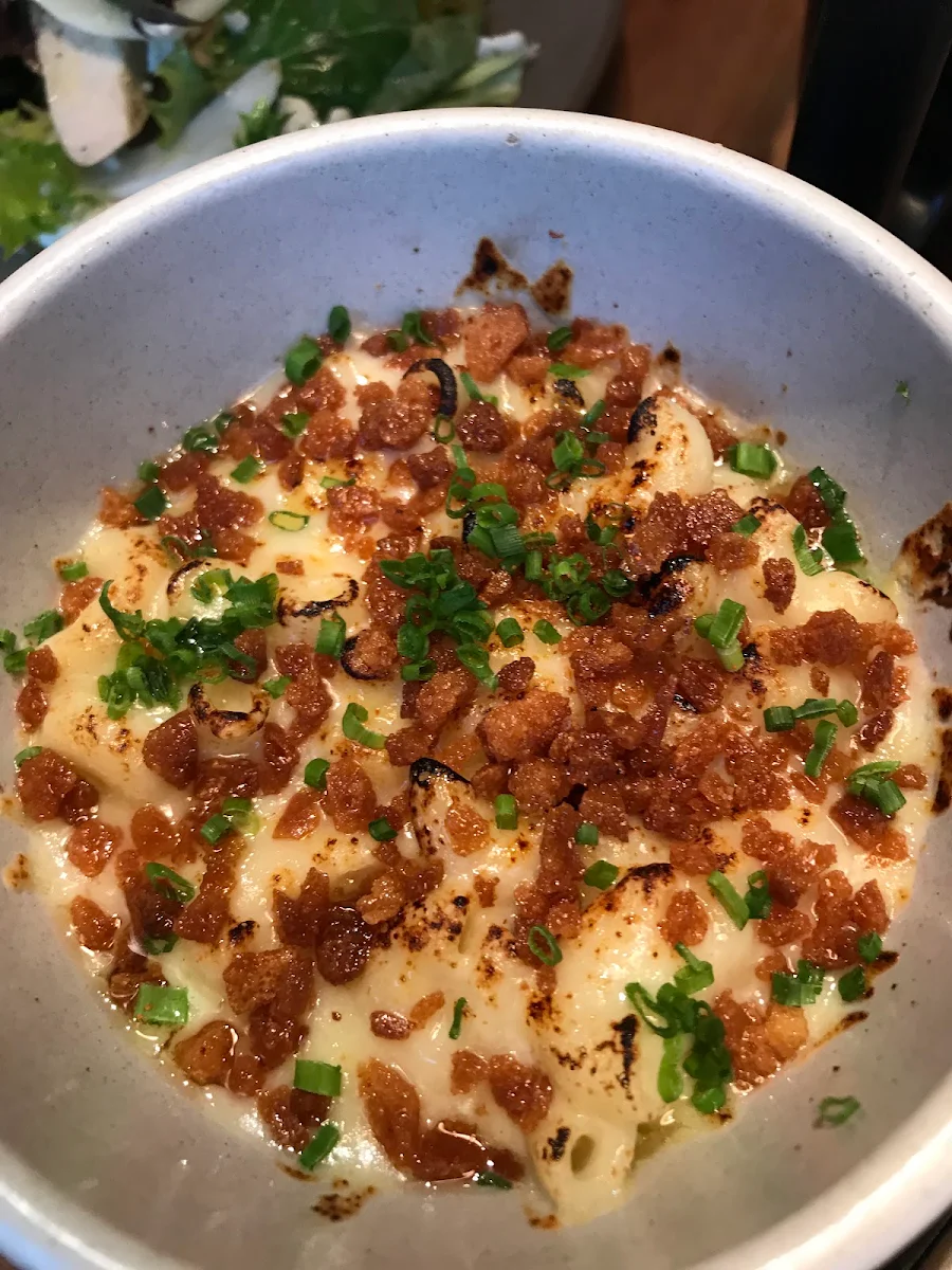 Pasta Covered with Bacon Bits