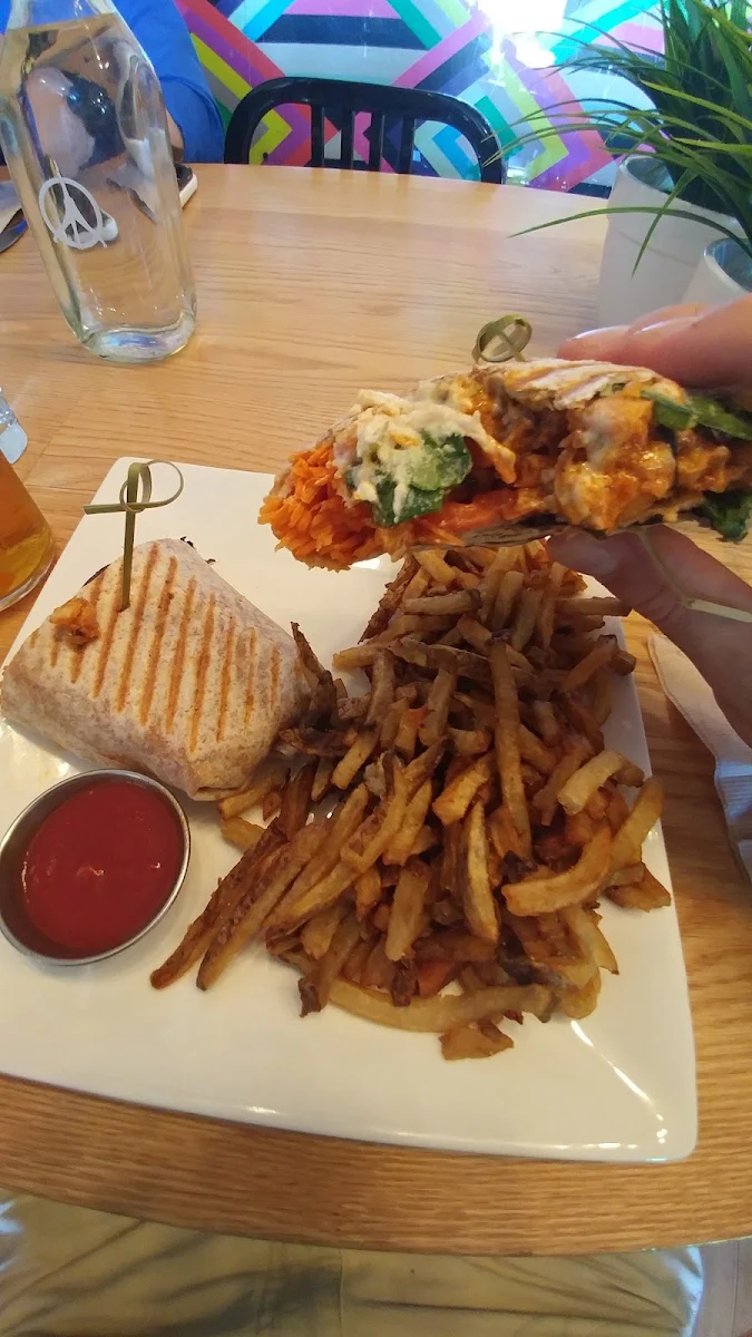 Buffalo Cauliflower Wrap
