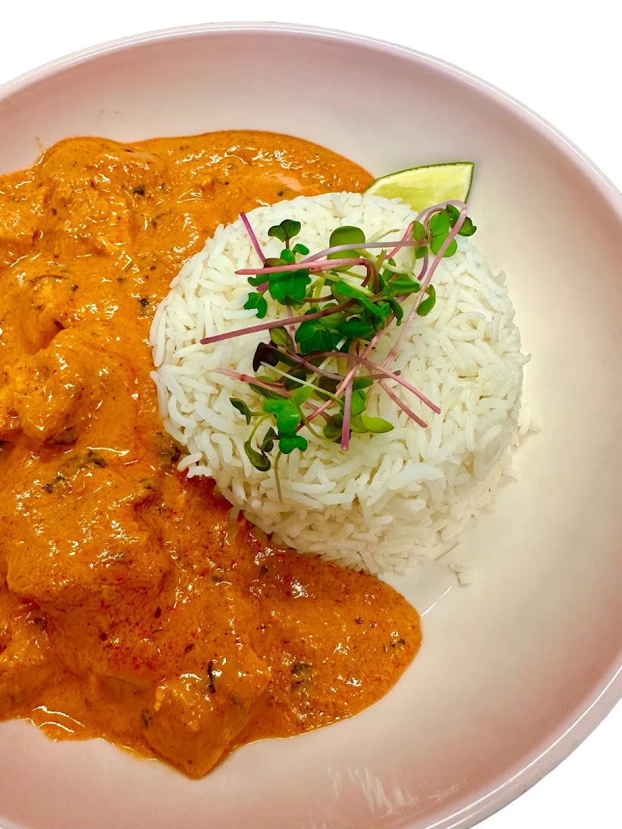 Paneer Tikka Masala Basmati Rice Naan