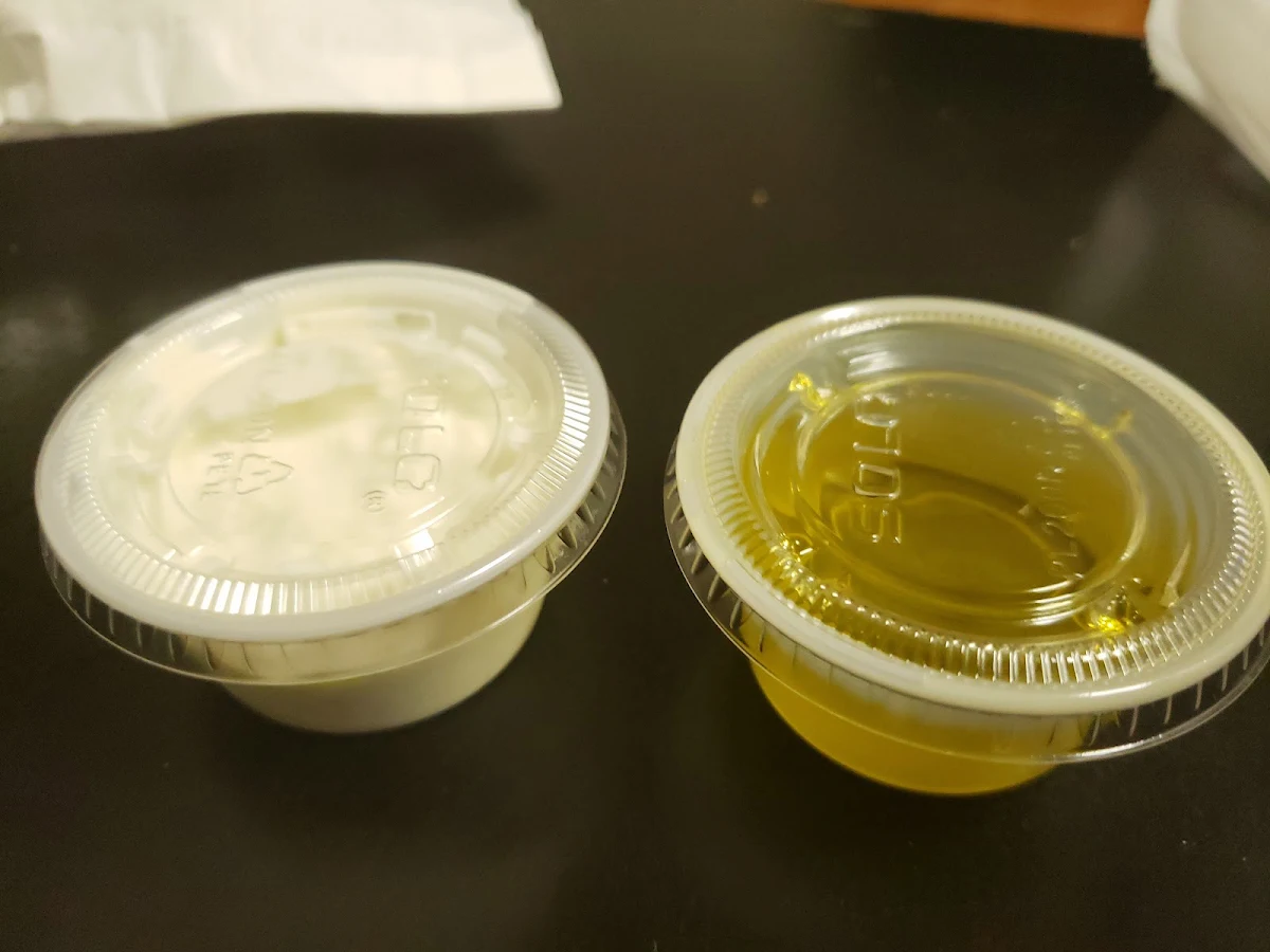 Tzatziki Sauce and Olive Oil