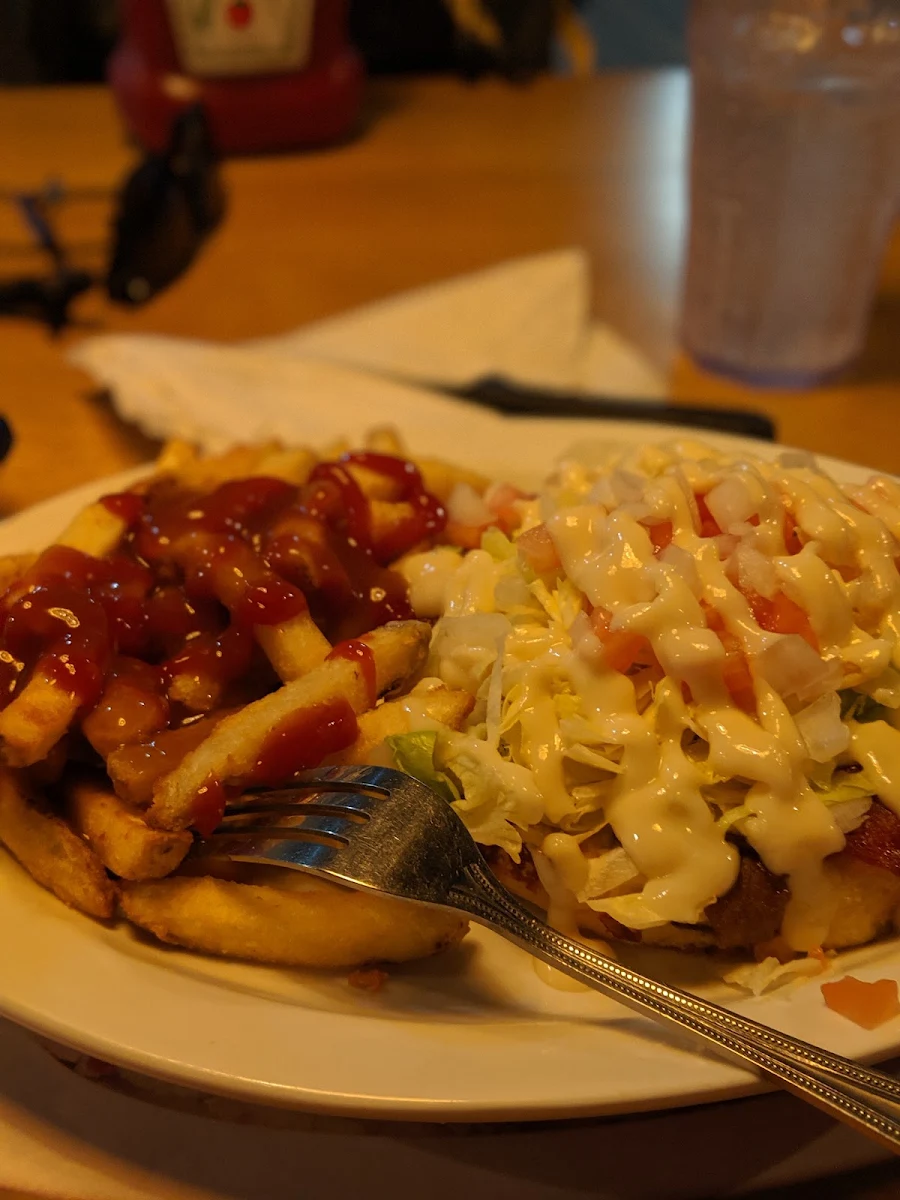 Personal Donair and Fries