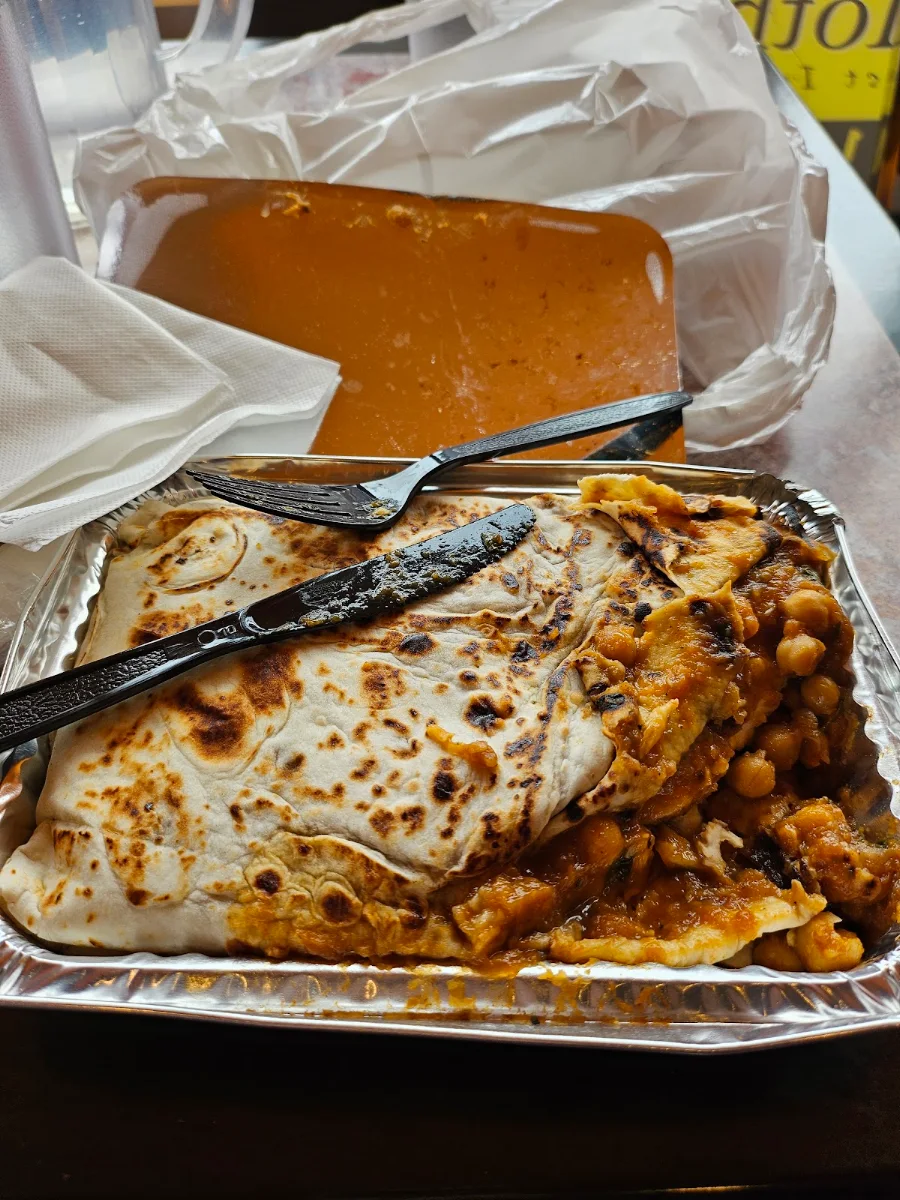 Channa Masala Roti
