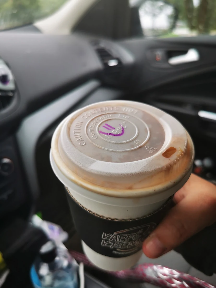 Café Latté À Apporter Verre Compostable