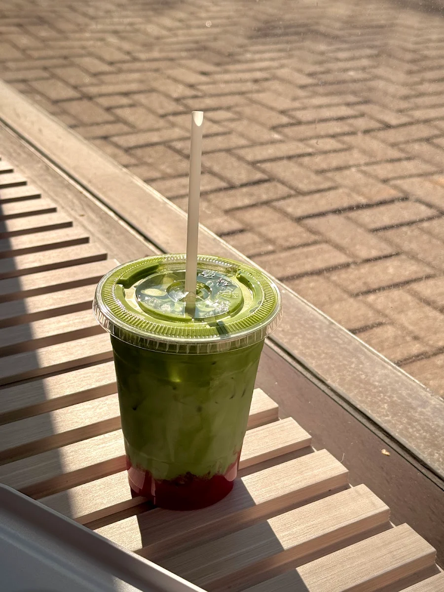 Strawberry Matcha Latte
