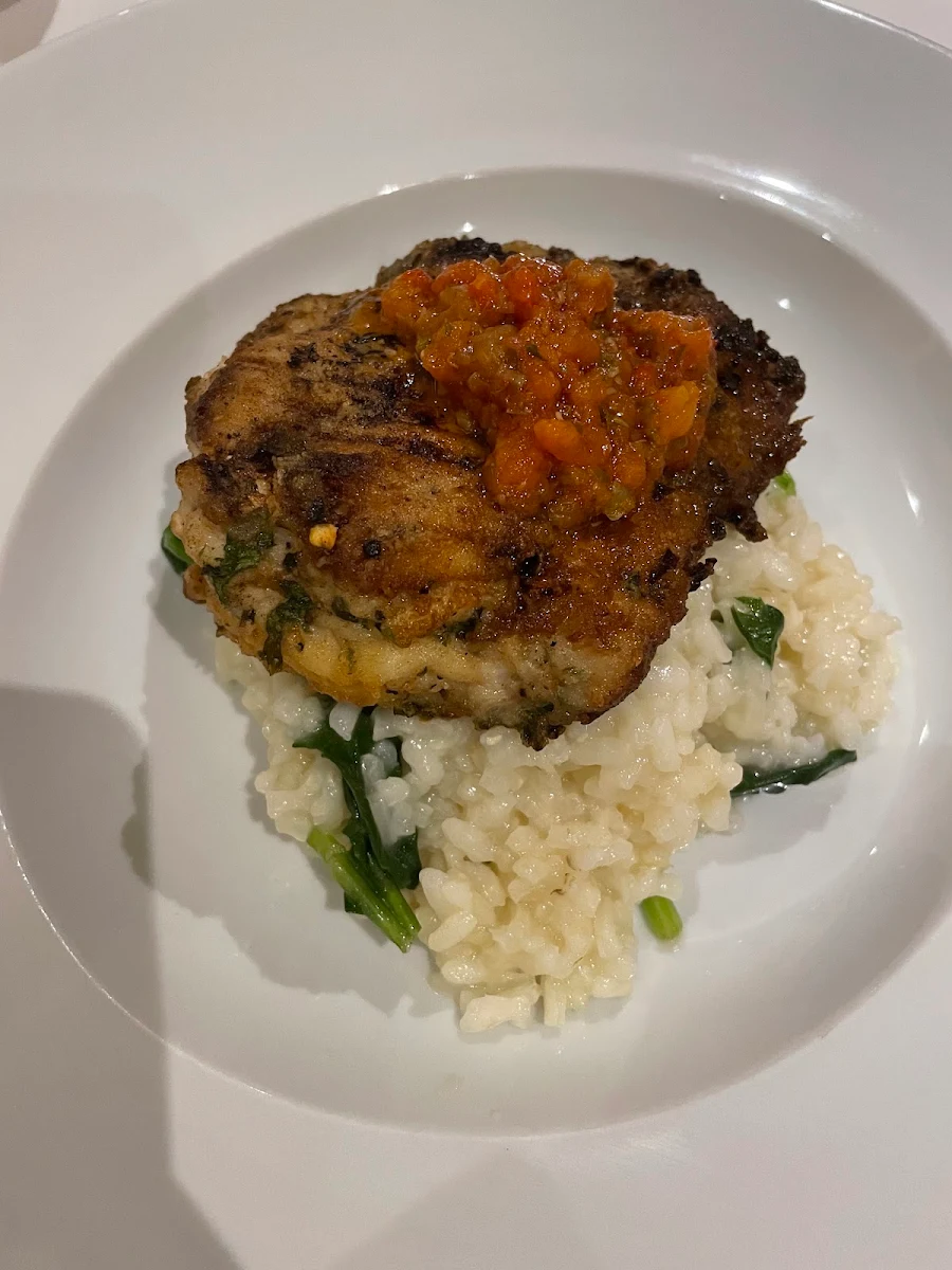 Skate Fish with Risotto