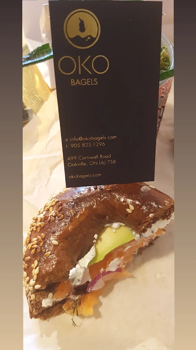 Smoke Salmon with Goat Cheese