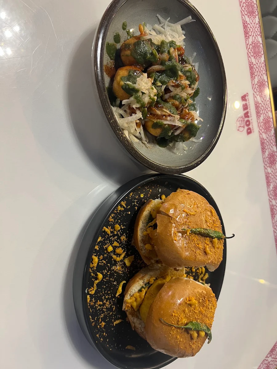 Ram Ladoo and Vada Pav