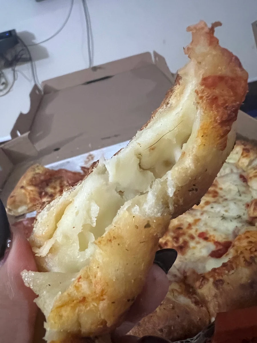 Half Moon Cheesy Bread