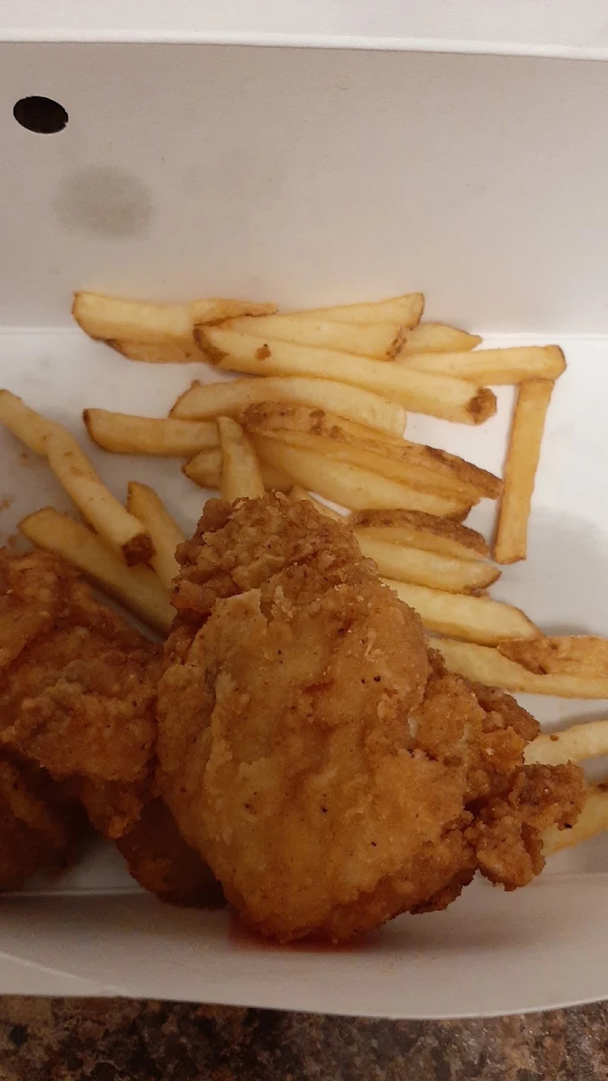 KFC Chicken and French Fries