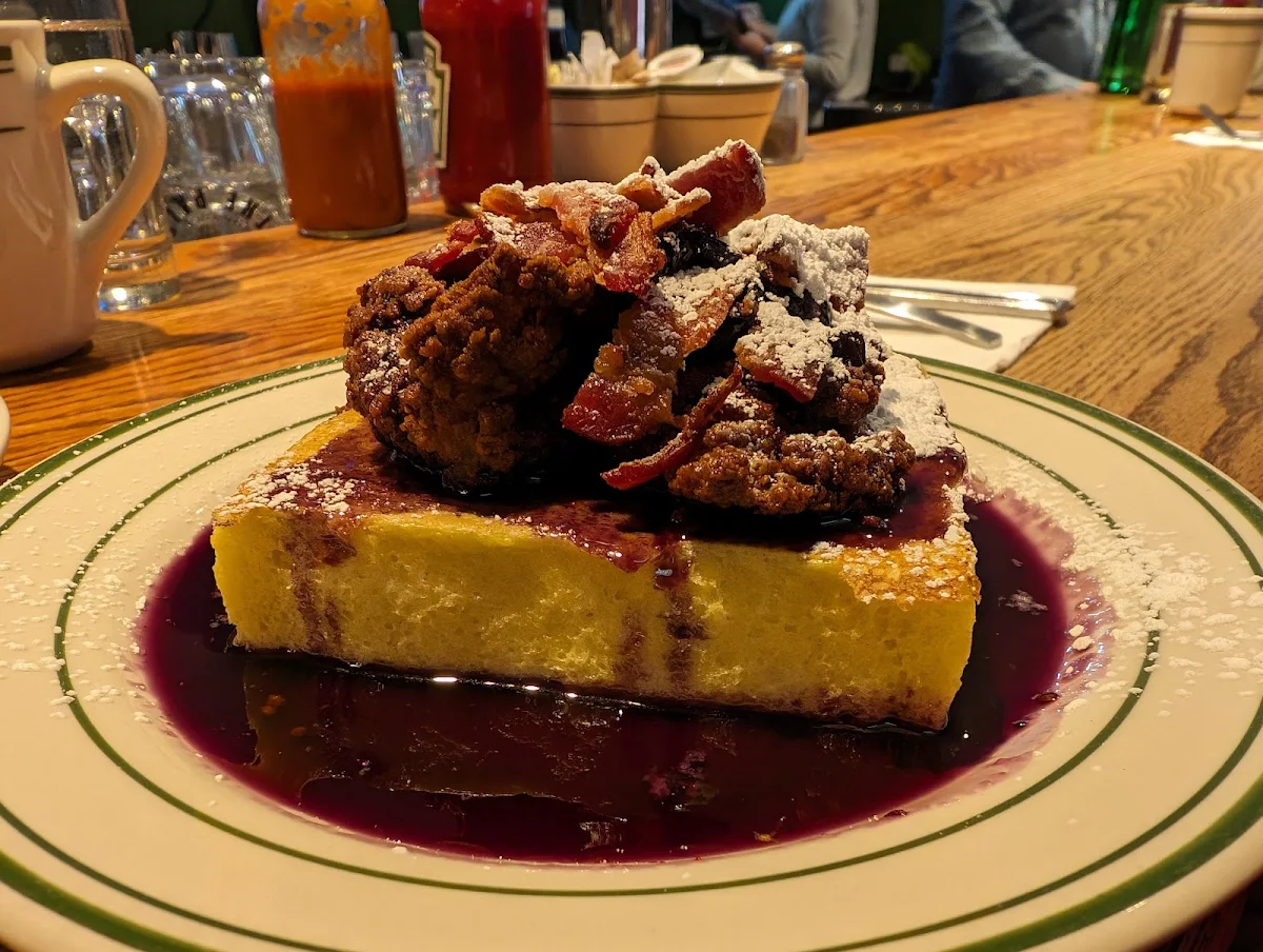 French Toast with Seasonal Fruit Compote