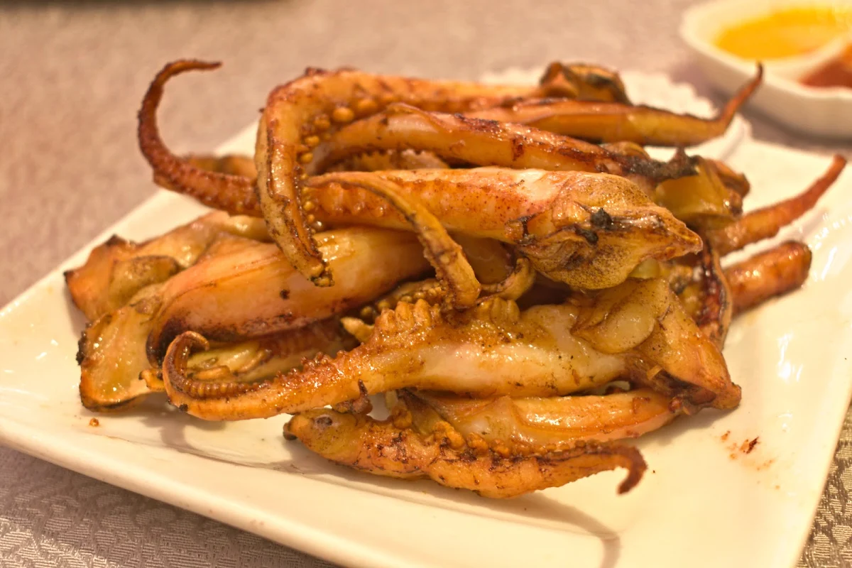 Baby Octopus in Curry Sauce