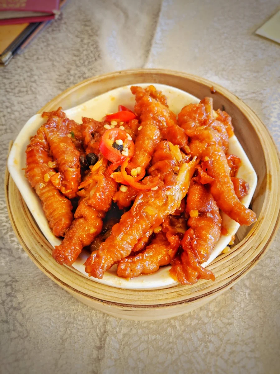 Chicken Feet w Gluten in Chu-Hou Sauce