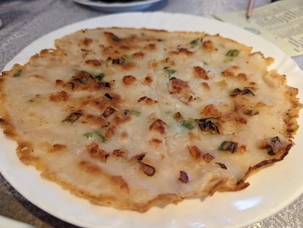 Pan Fried Seafood Pancake w Green Onion L