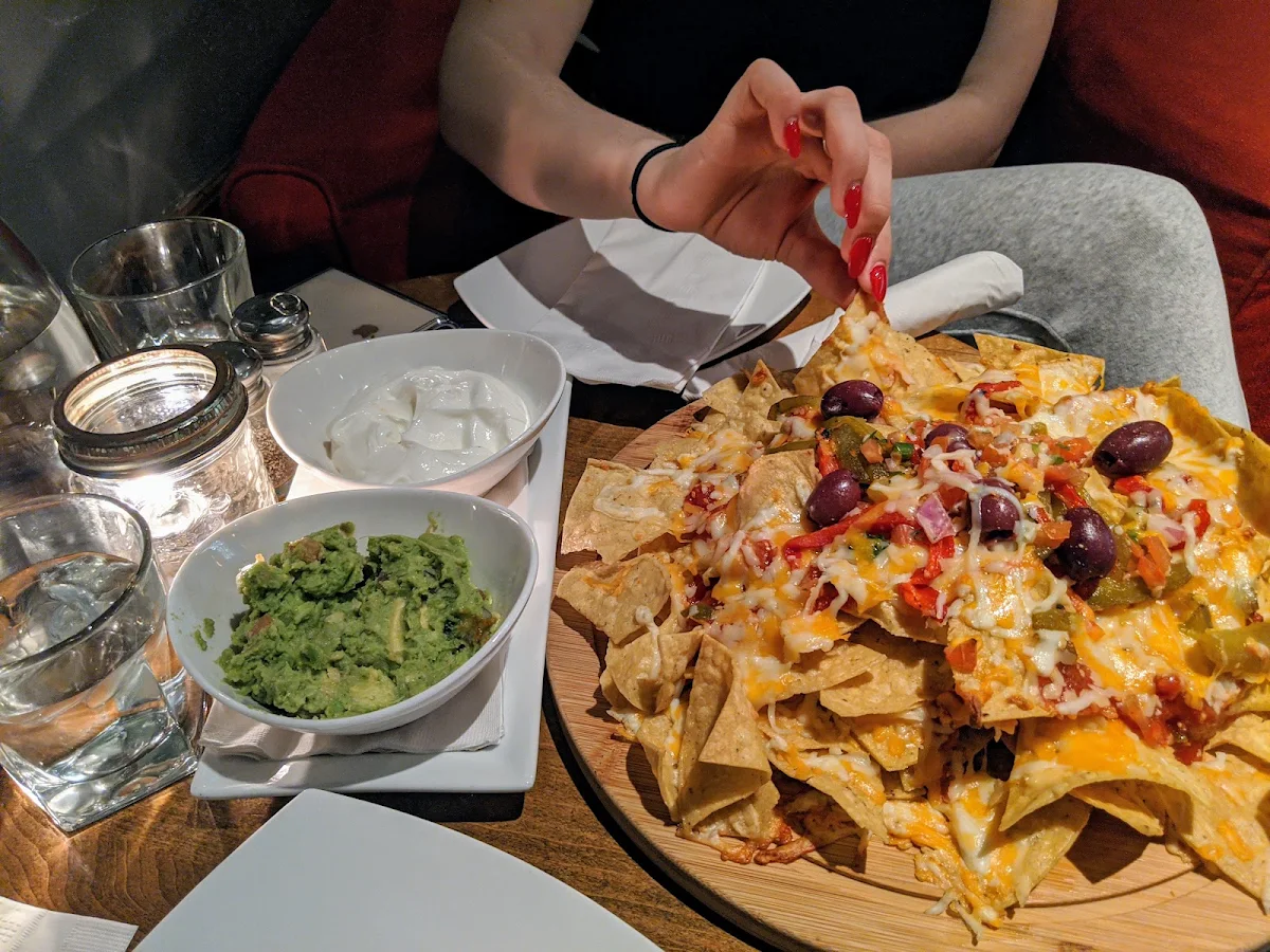 Cheese Nachos and Fries