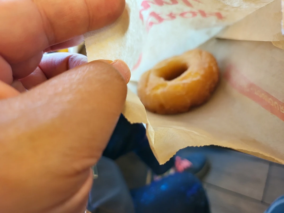 Sour Cream Glazed Donut