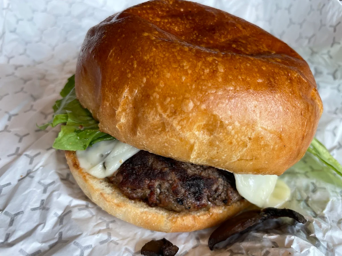 Swiss Mushroom Burger