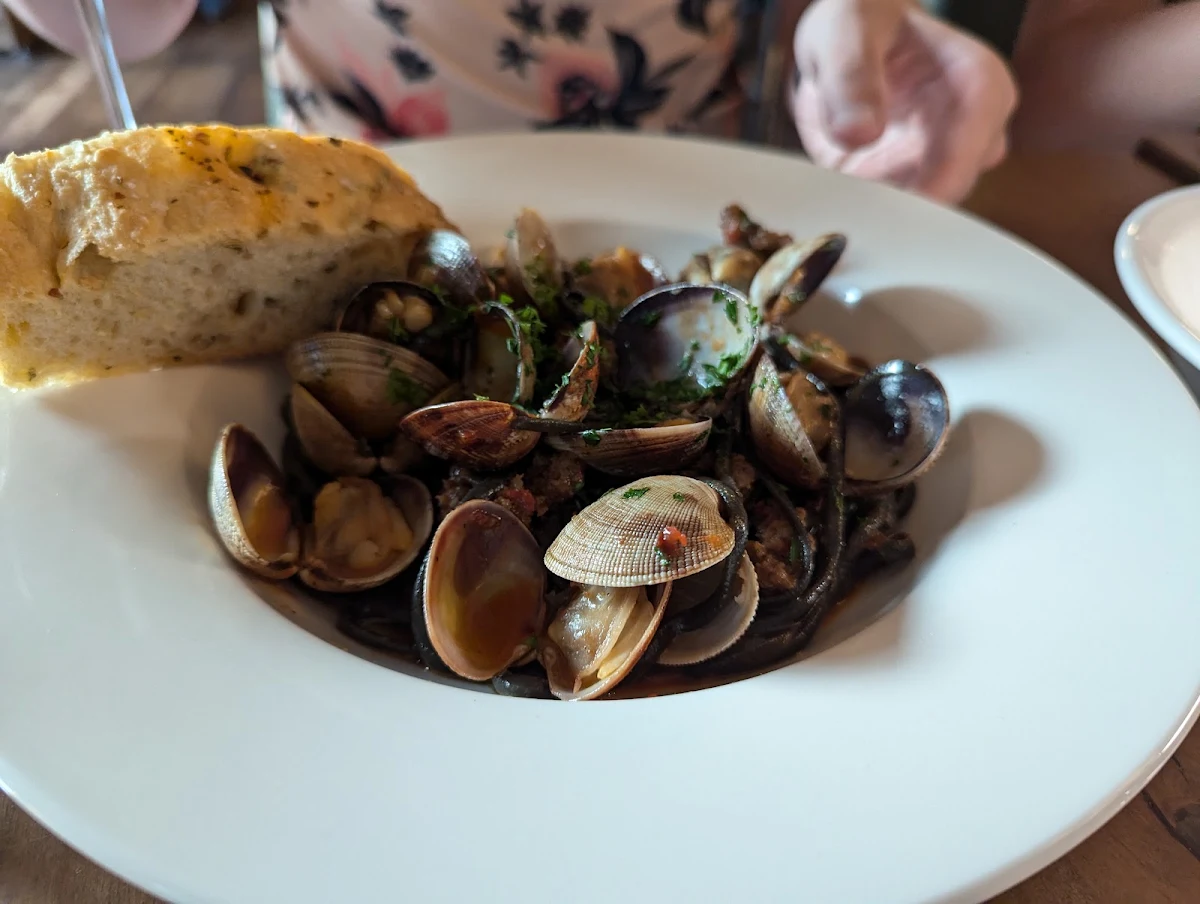Black Linguine Vongole