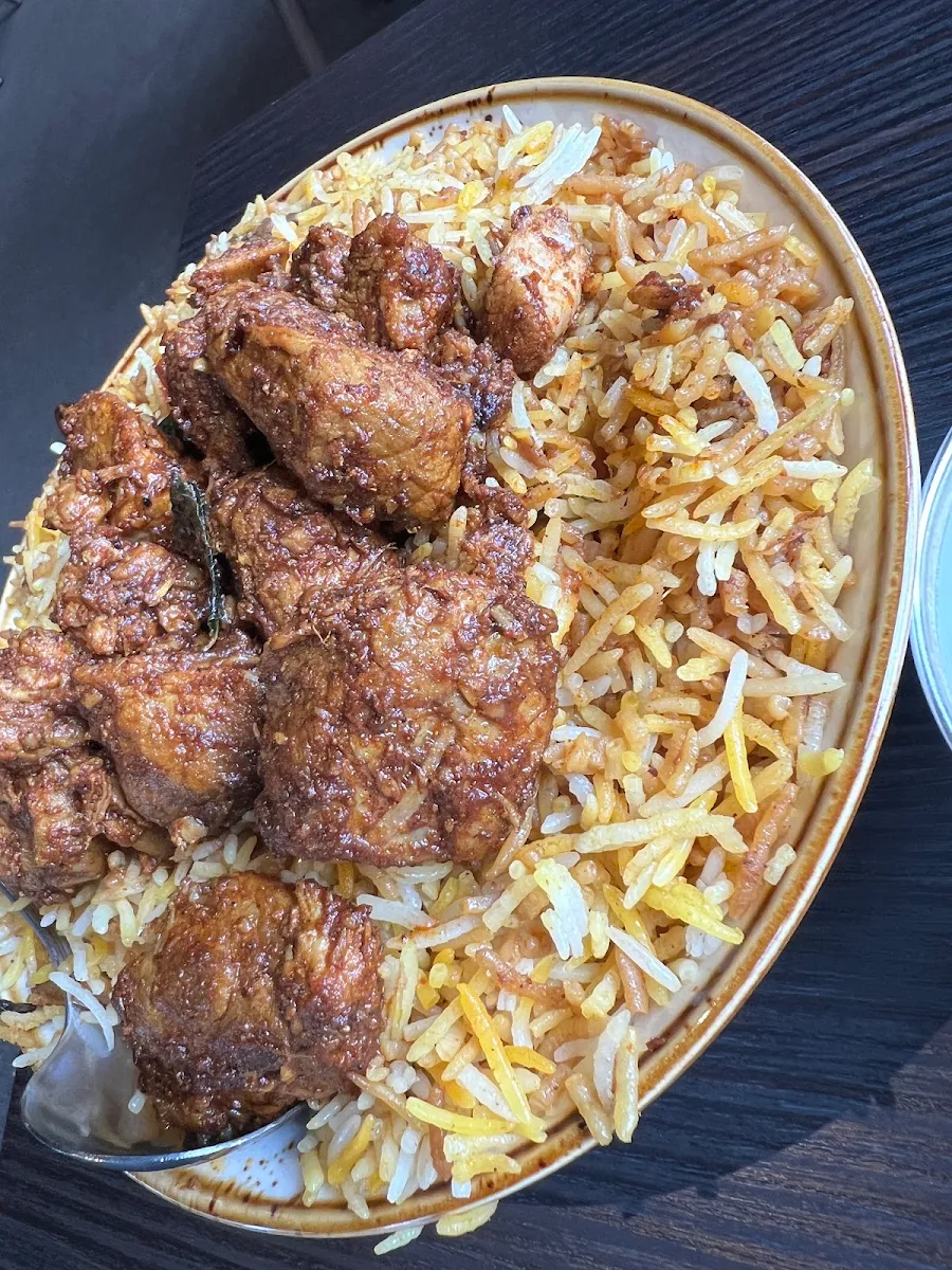 Ghee Roast Mutton Biryani