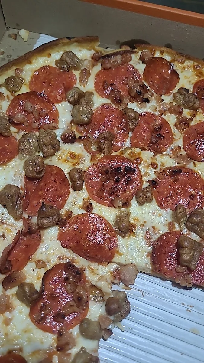 Three Meet Thin Crust Pizza