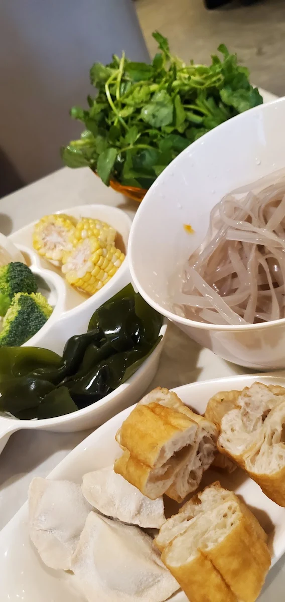 Yam Noodles Kelp Knots Fried Dough