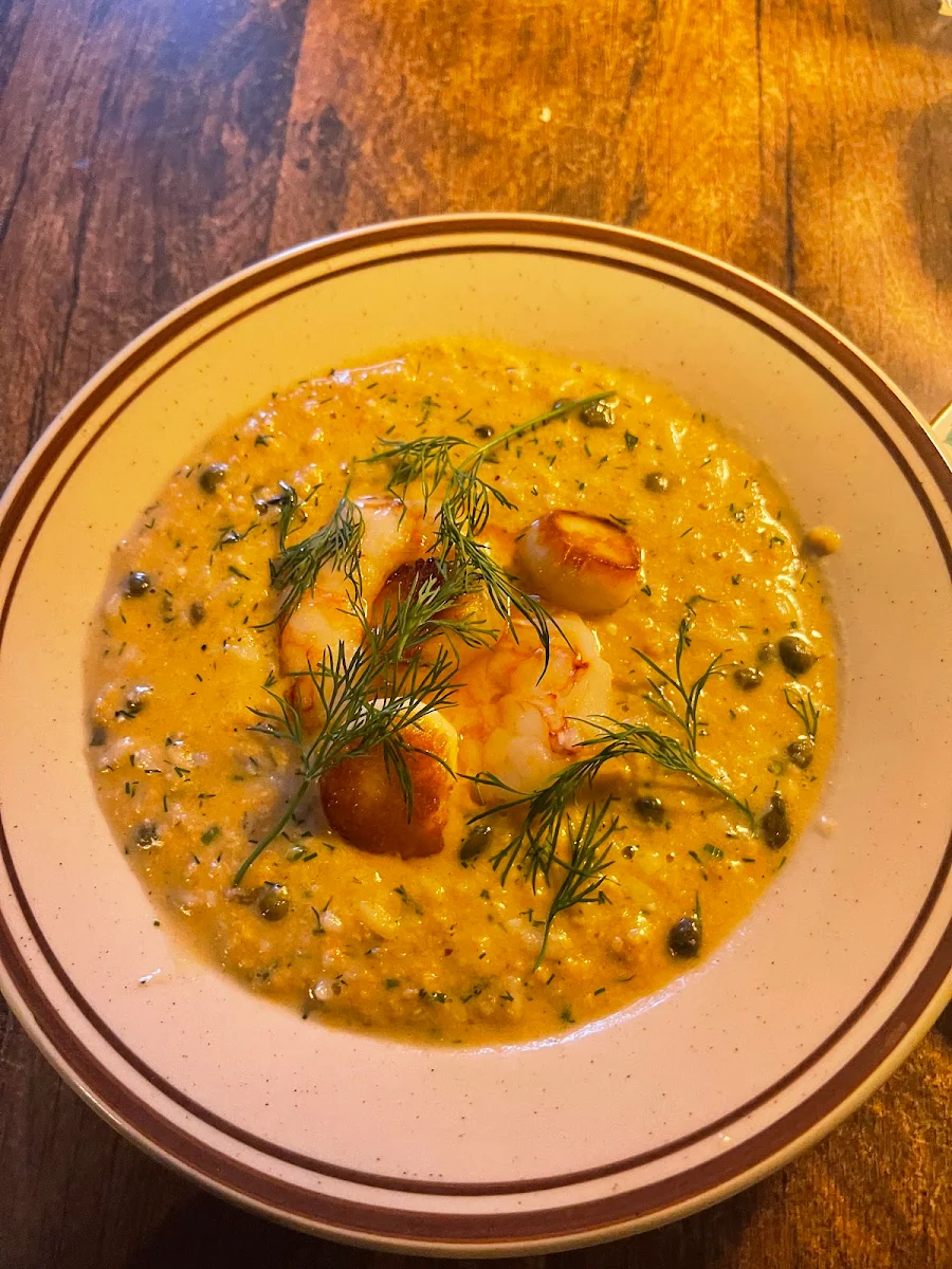 Seafood Risotto, Restaurant Le Bienheureux