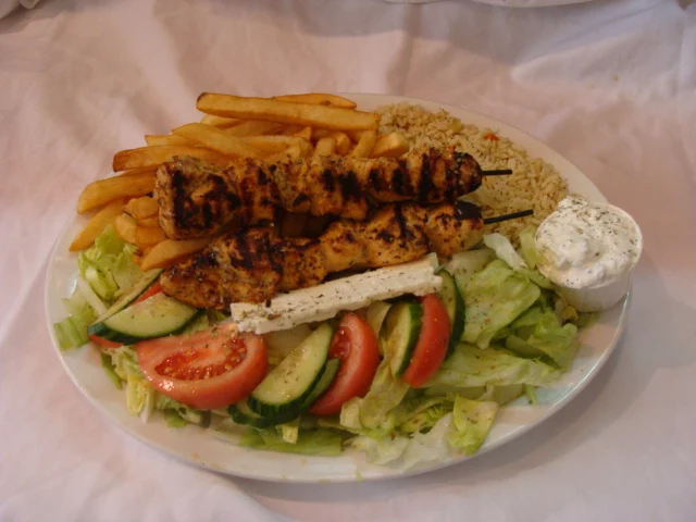 Assiette de Souvlaki