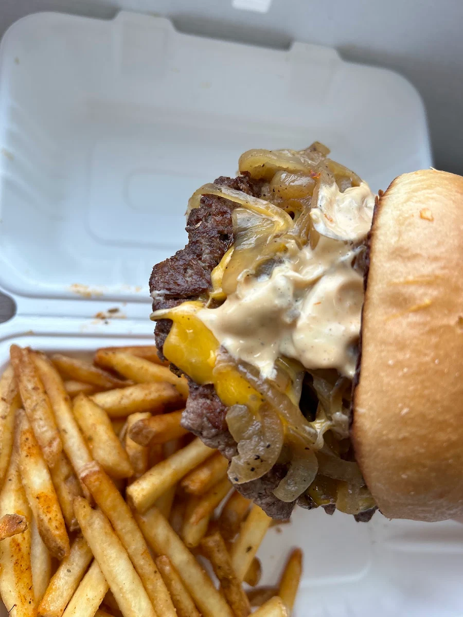 Onion Mushroom Burger