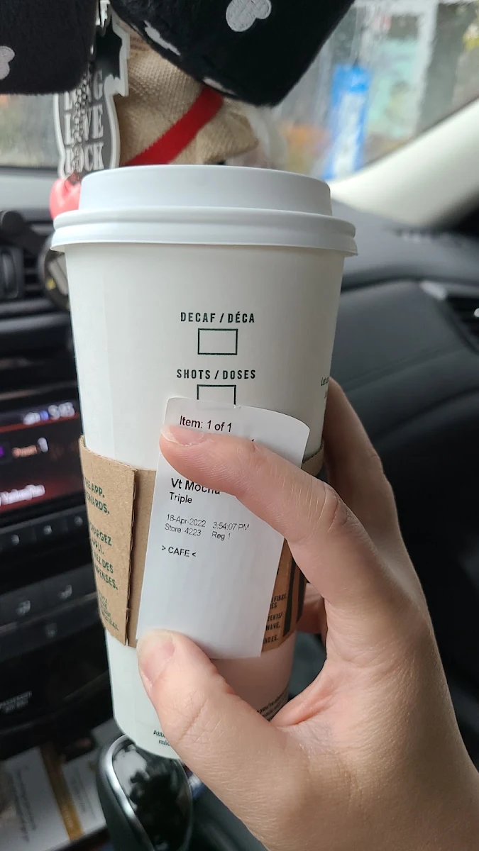 Venti Triple Shot Cafe Mocha