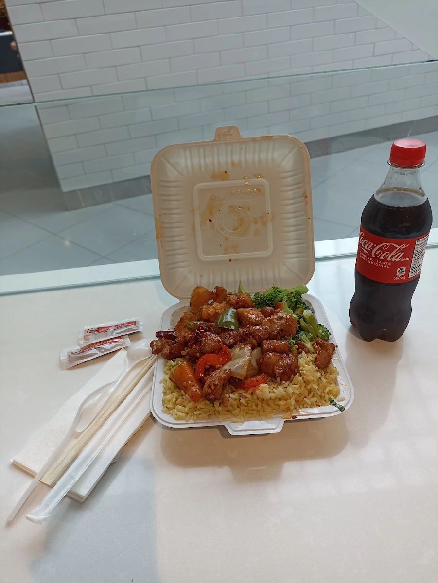 Spicy Chicken and Fried Shrimp
