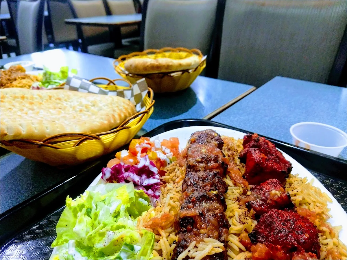 Chicken Tandoori and Kofta Kabob Mixed Kebab