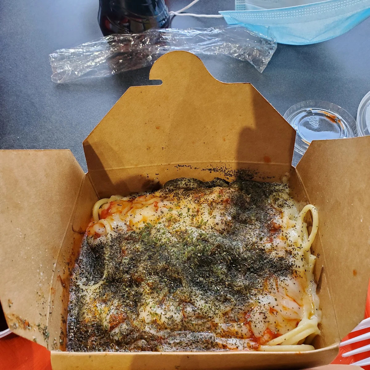 Spaghetti, Fried Chicken Club (St. Laurent Blvd)