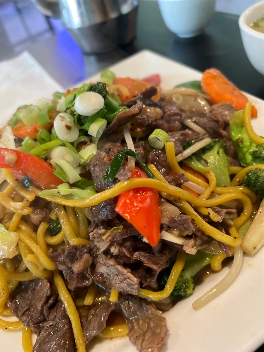 Beef Stir Fry with Egg Noodles