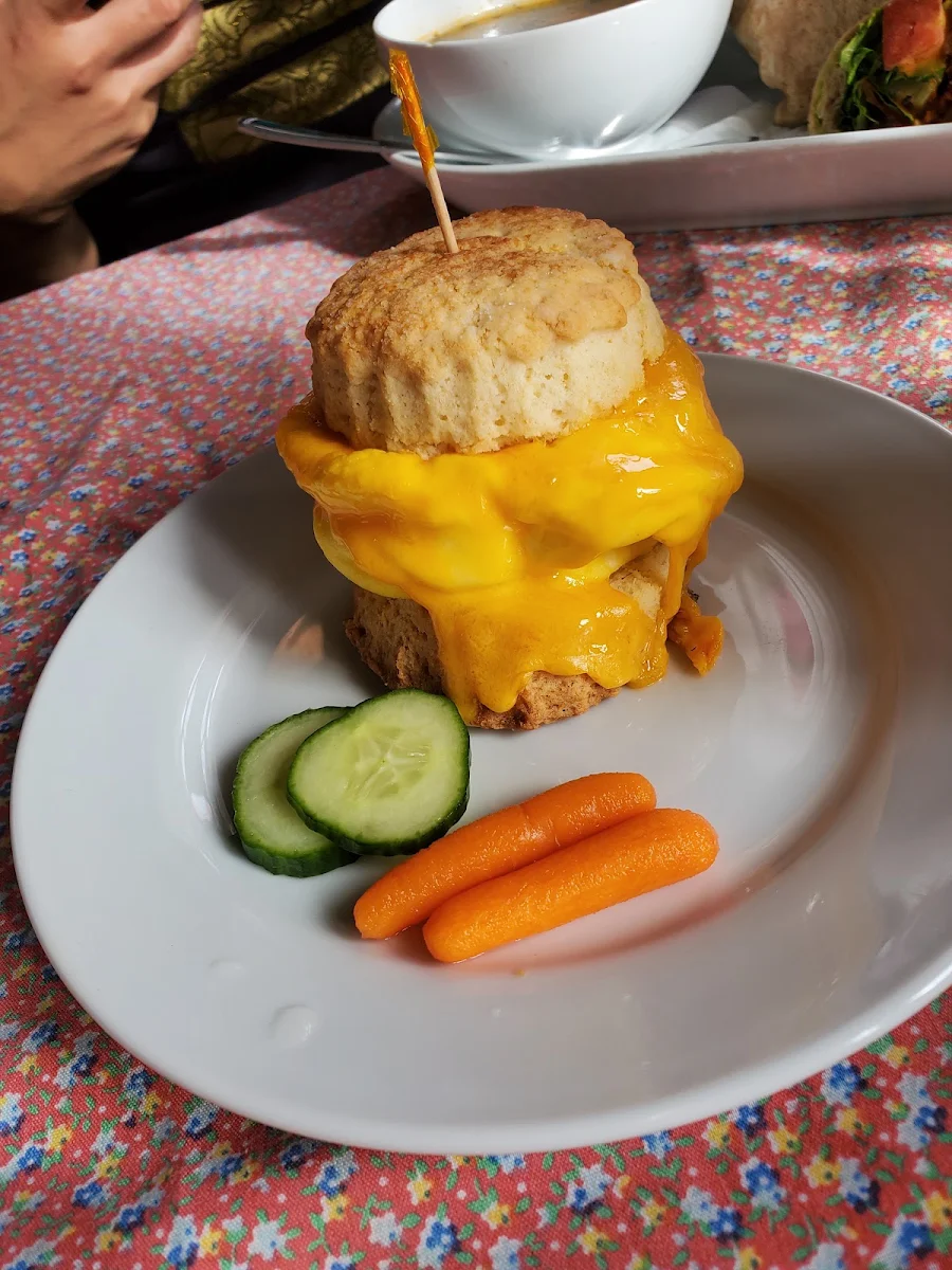 Breakfast Sandwich with Scone
