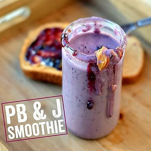 Peanut Butter and Jelly Smoothie