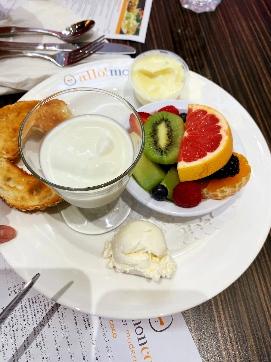 Fruits Frais & Crème Anglaise Façon Allô Mon Coco