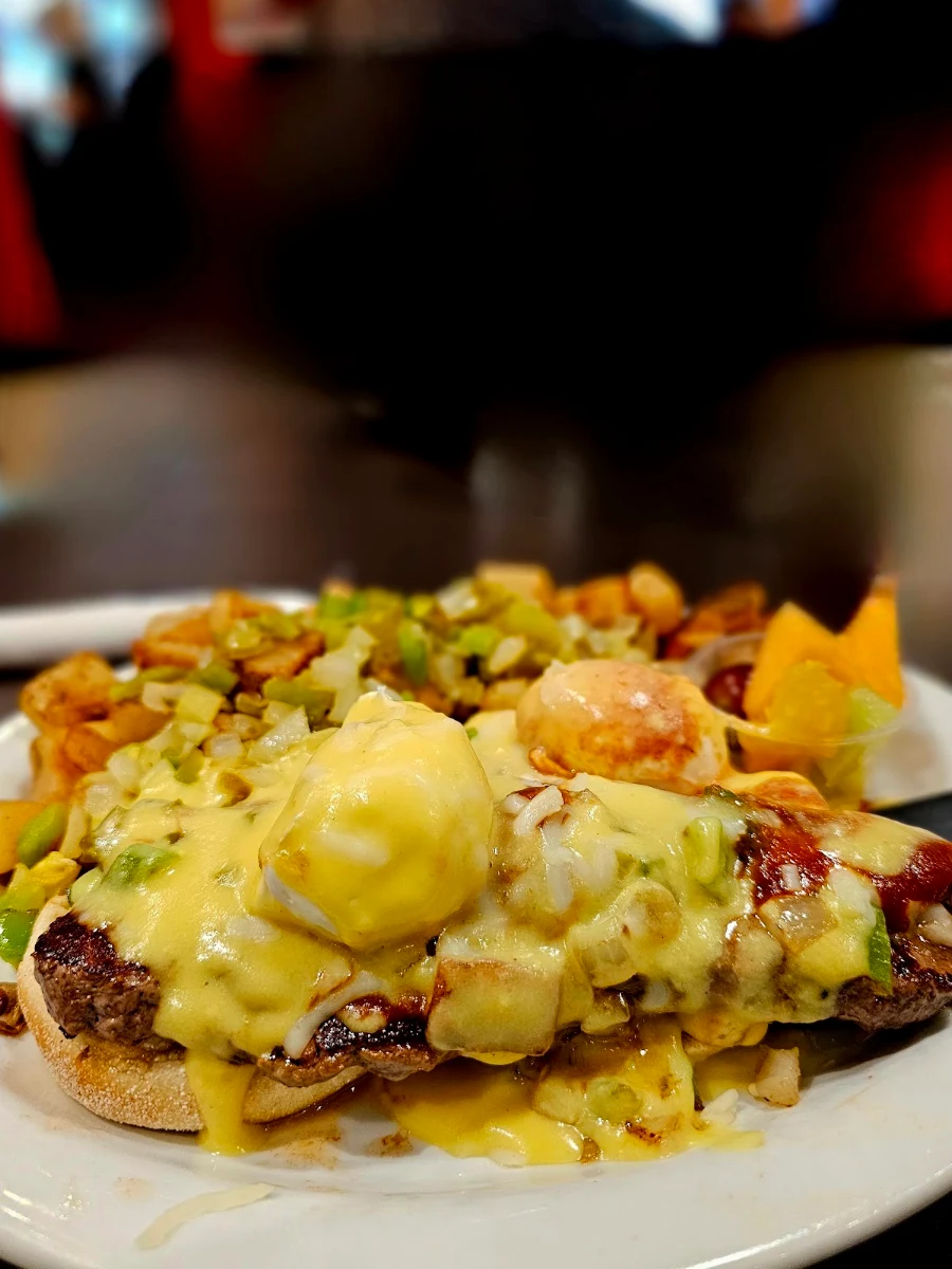Philly Cheese Steak Benedict