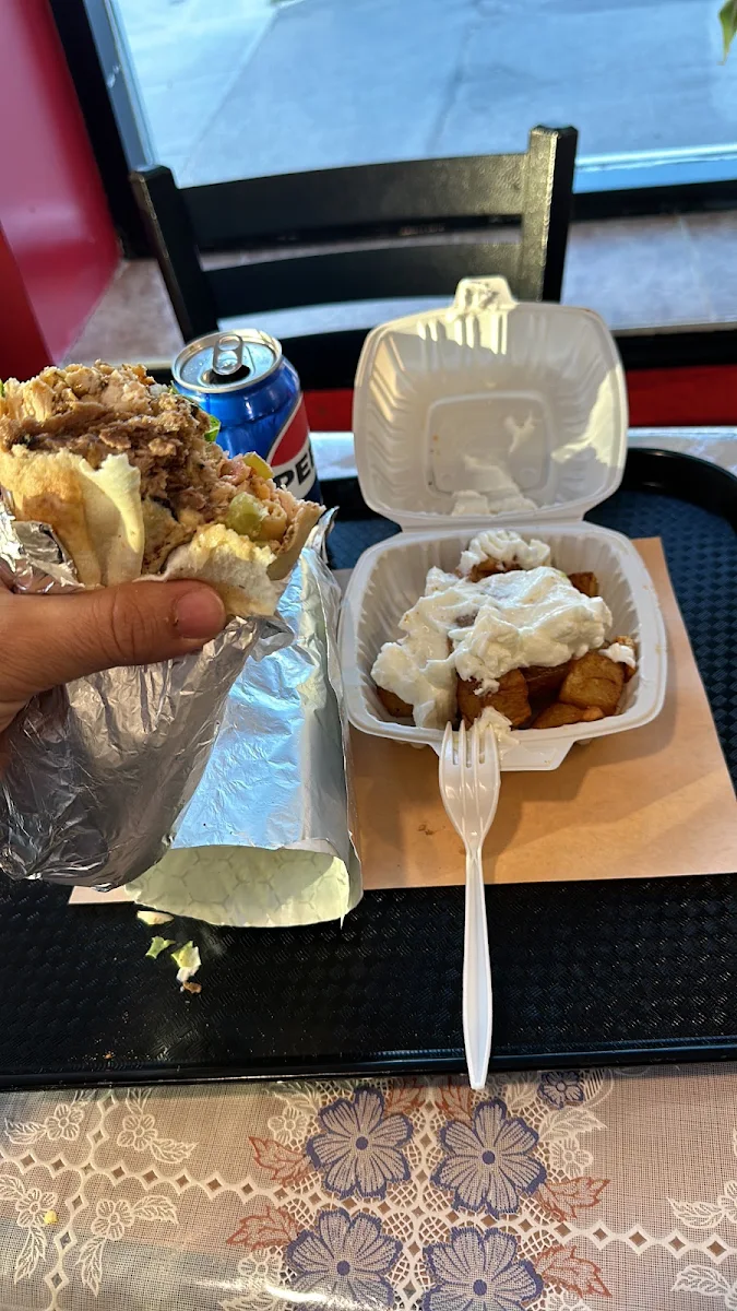 Shawarma Roll Meal
