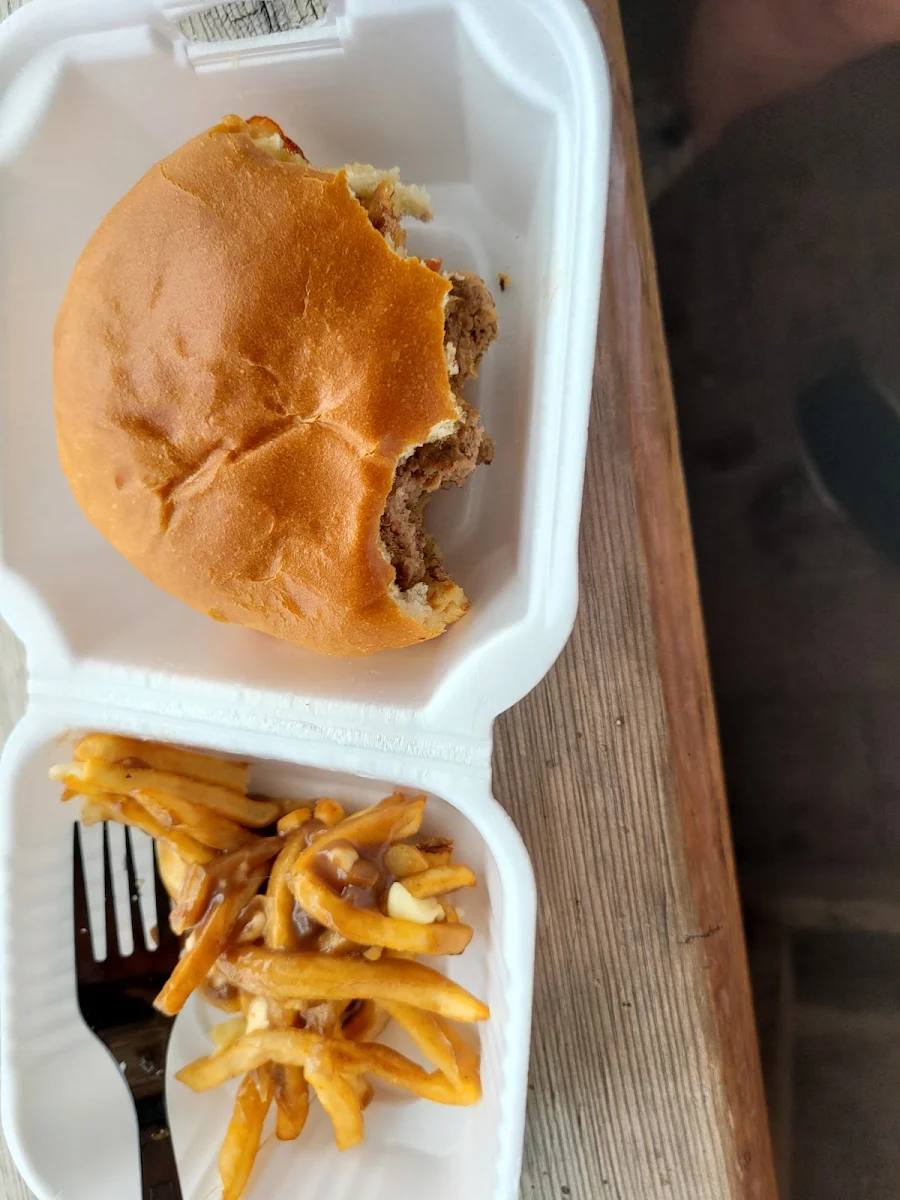 Burger and Poutine