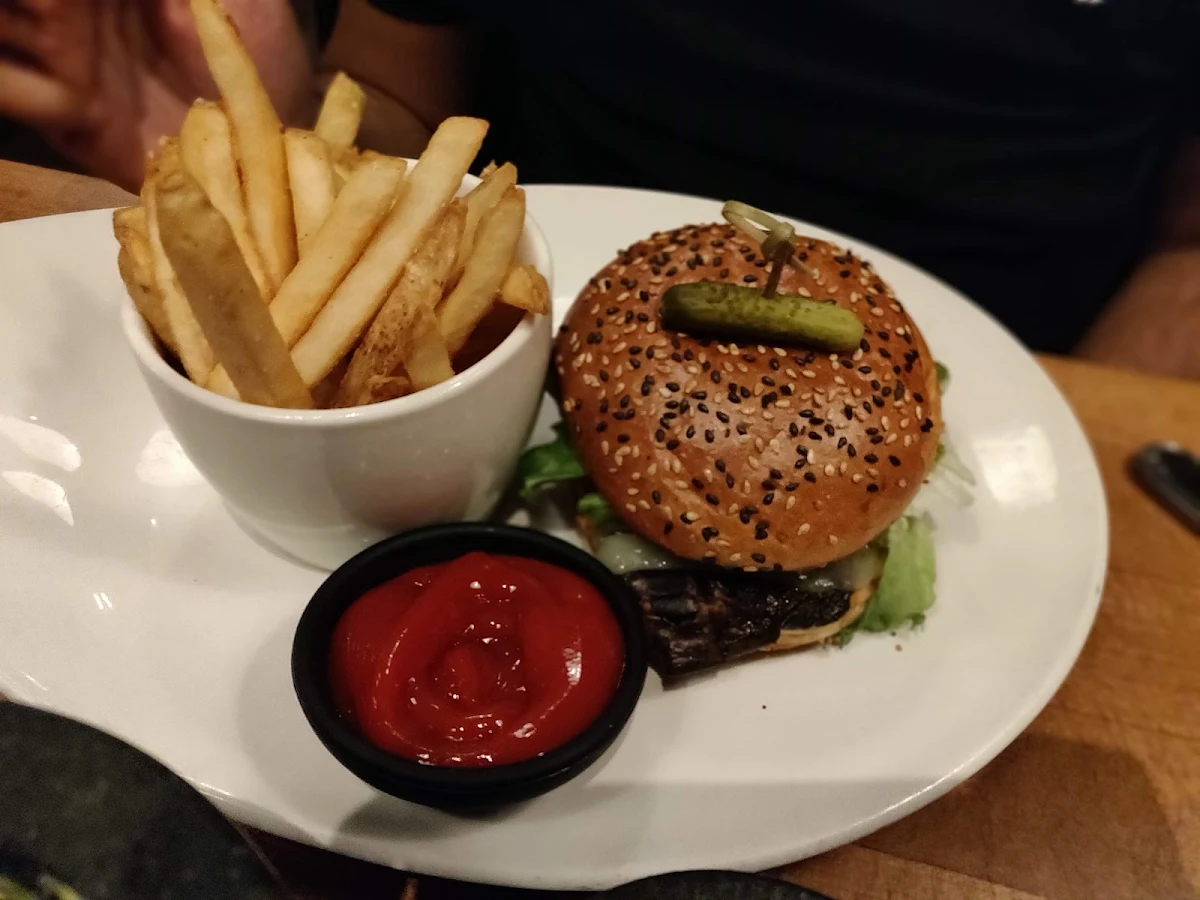 Kids Cheese Burger and Fries