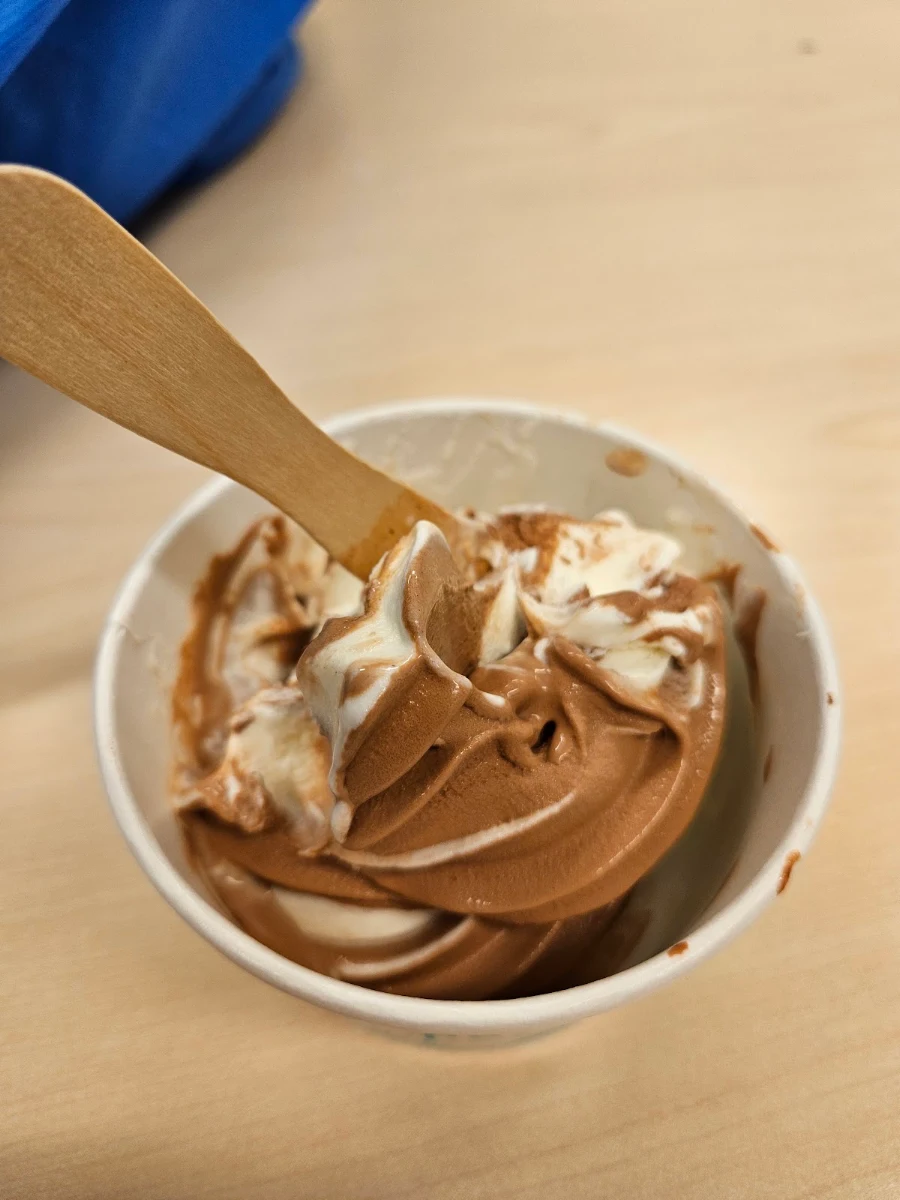 Crème Glacée Molle À la Mangue Végane Vegan Mango Soft Ice Cream
