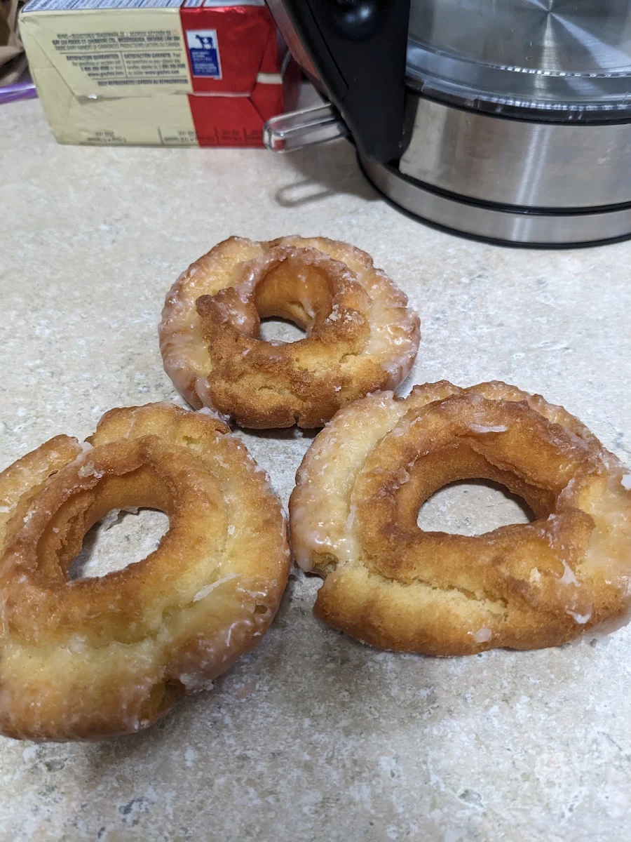Sour Cream Glazed Donut