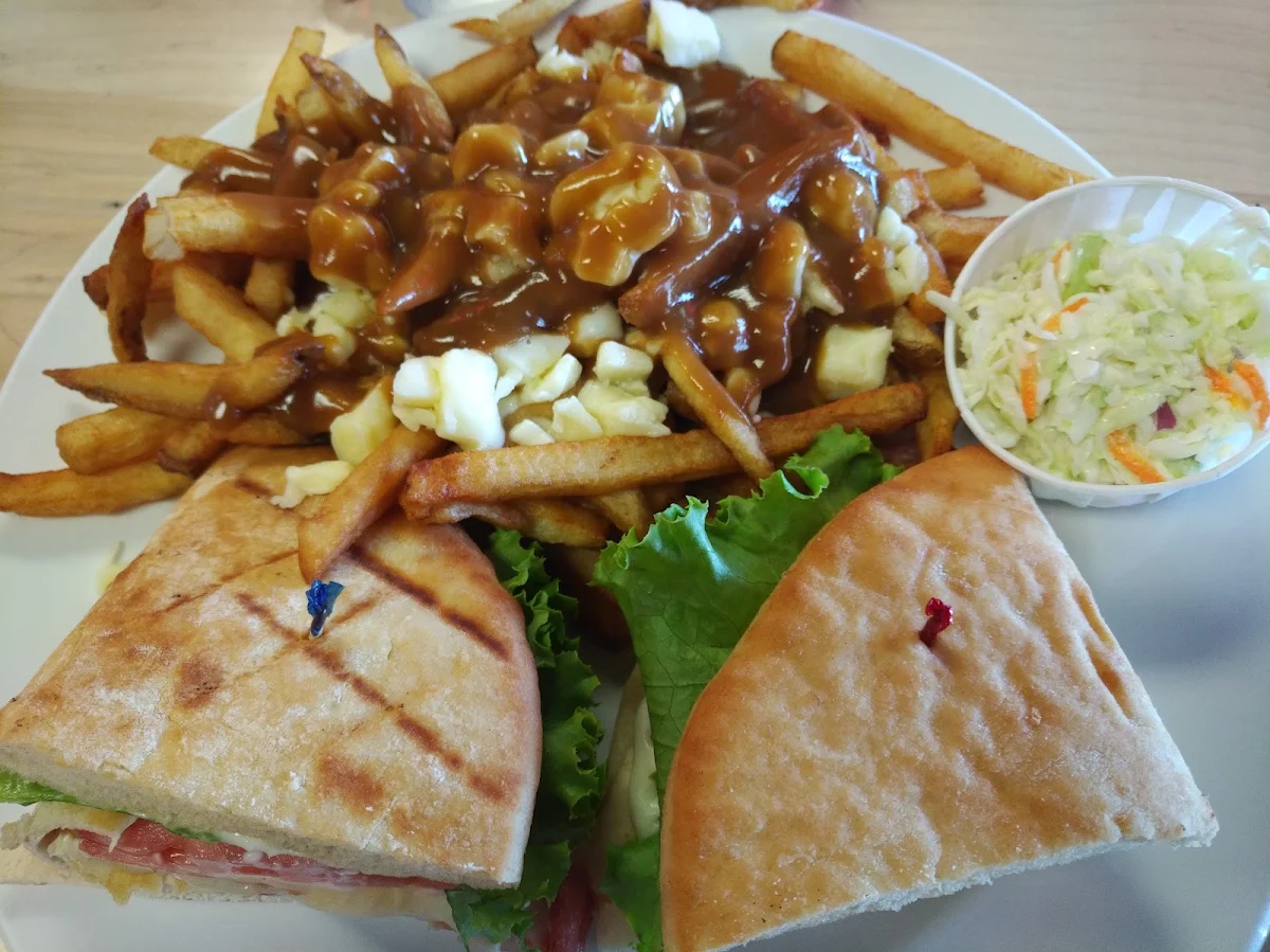 Poutine and a Chicken Melt