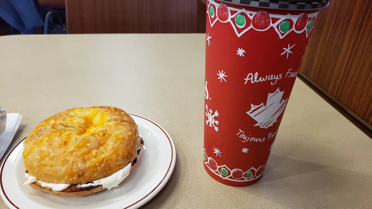 Cheese Bagel with Cream Cheese