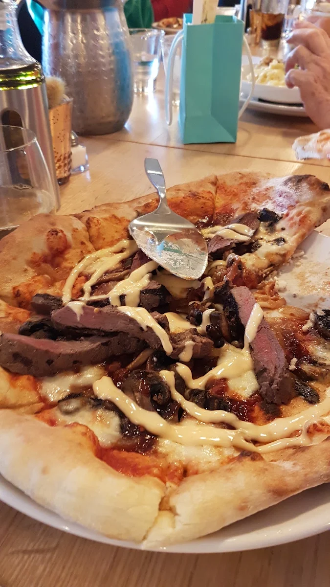 Steak Pizza