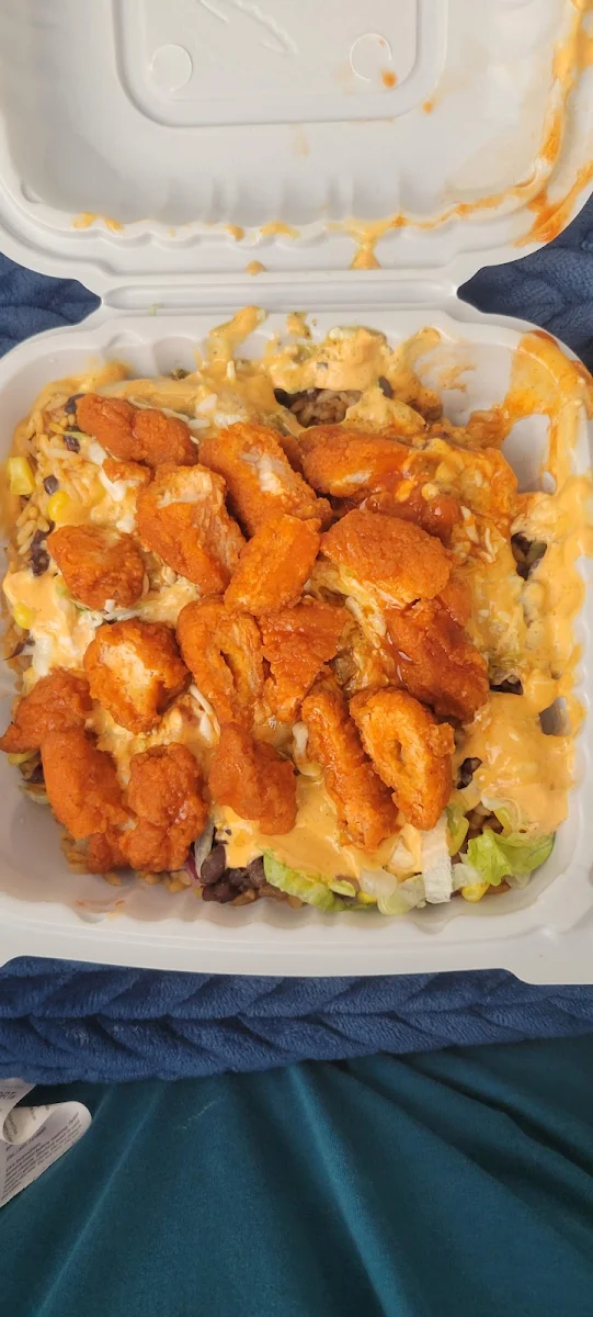 Buffalo Chicken Burrito Bowl